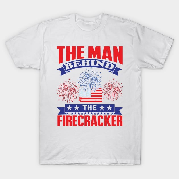 Funny 4th of July Firecracker T-Shirt by Banned Books Club